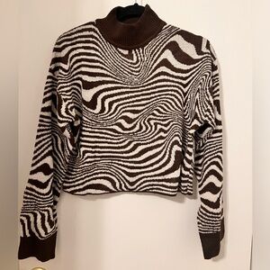 Funky Striped Boxy Sweater